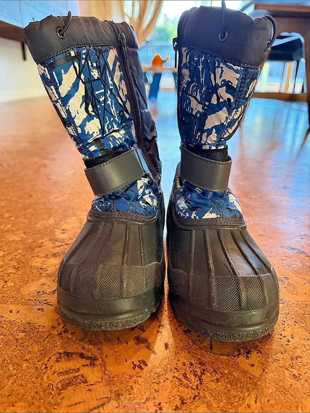 arctiv8 Nordic Kids Winter Snow Boots Blue & Black Kids C3